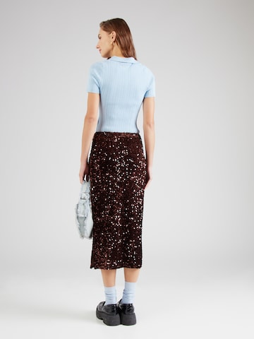 VILA Skirt 'VIAIR' in Brown