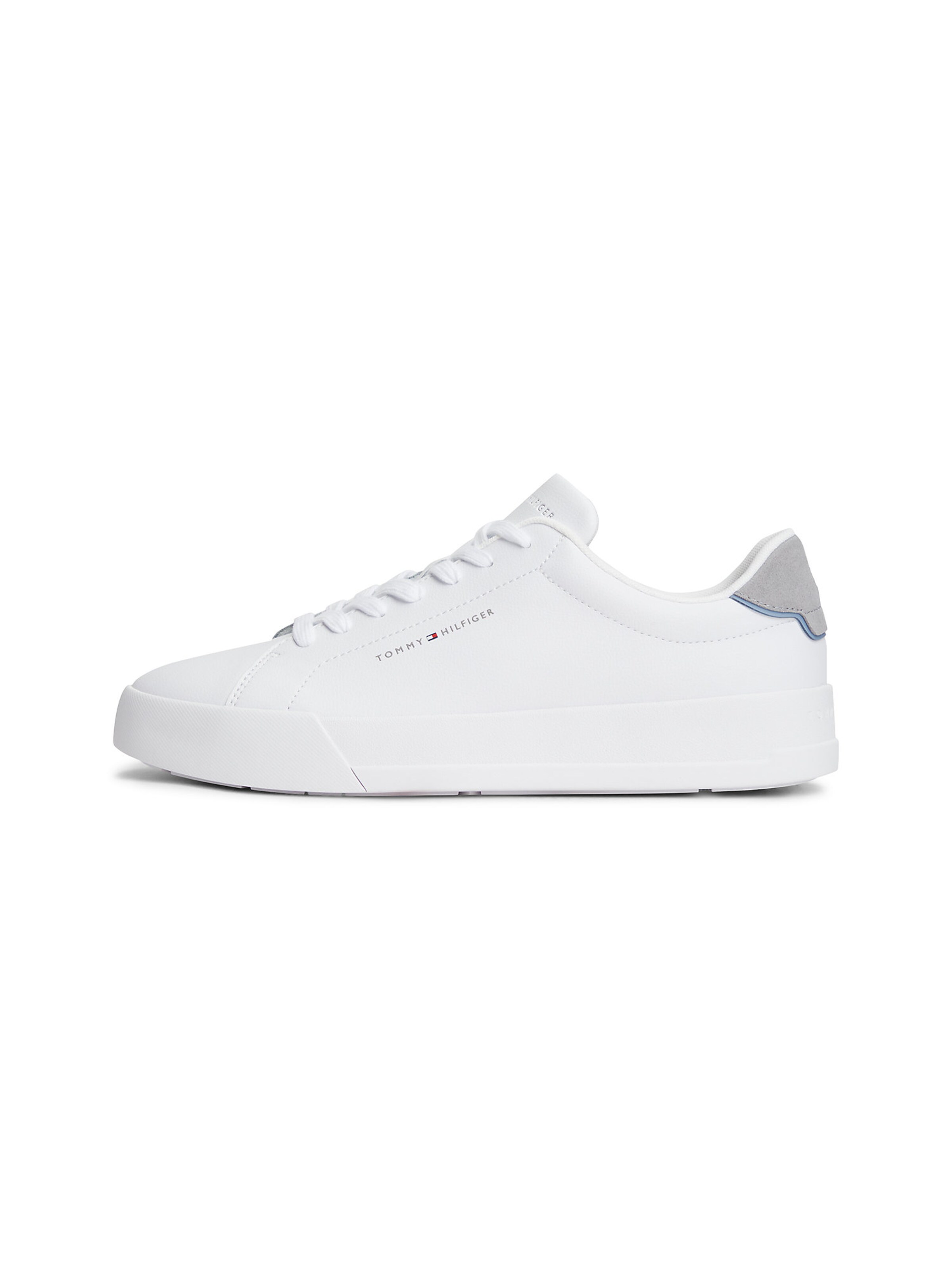 TOMMY HILFIGER Sneakers laag 'Court Essential' in Wit: voorkant