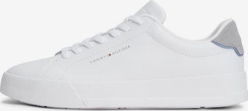 TOMMY HILFIGER Sneakers laag 'Court Essential' in Wit: voorkant
