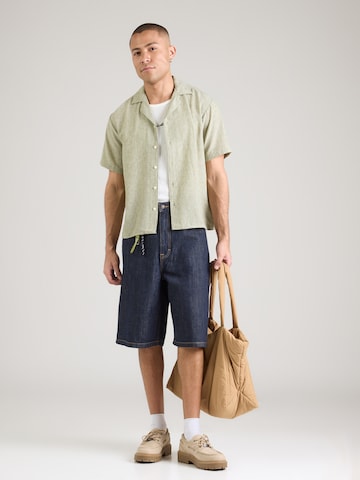 JACK & JONES Средняя посадка Рубашка 'JORHYERES' в Зеленый
