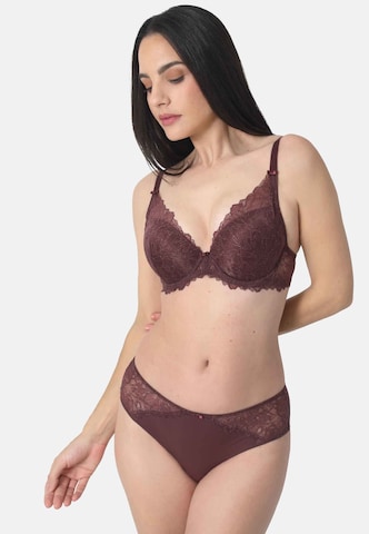 Soutien-gorge 'WINTER TIME' sassa en violet : devant