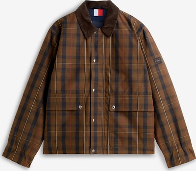 TOMMY HILFIGER Prijelazna jakna u mornarsko plava / smeđa / crvena, Pregled proizvoda