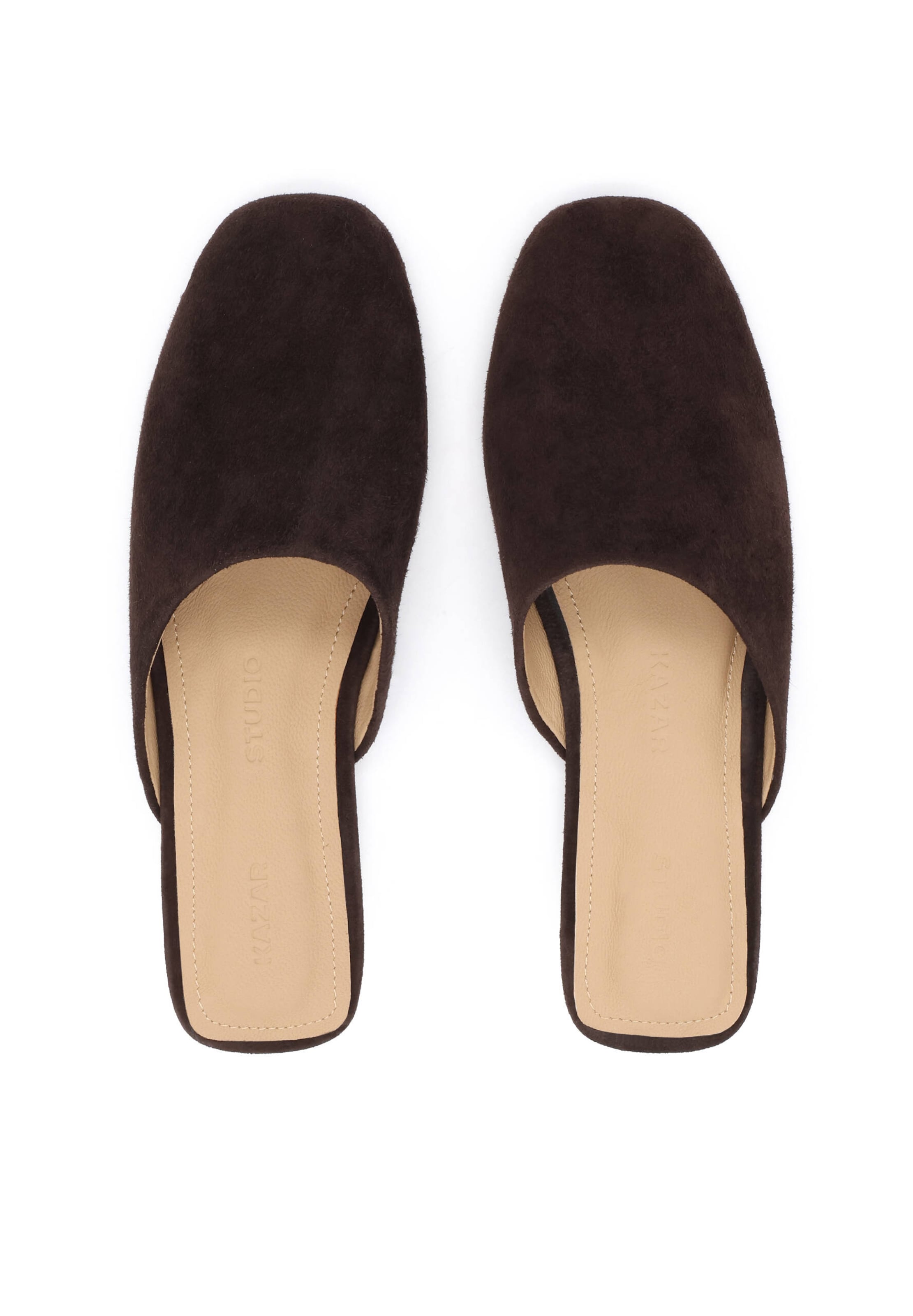 Kazar StudioNatikače s potpeticom - smeđa boja