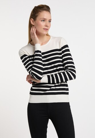 DreiMaster Maritim Sweater 'Takelage' in Black: front