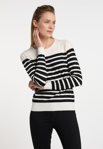 DreiMaster Maritim Sweater 'Takelage' in Black: front