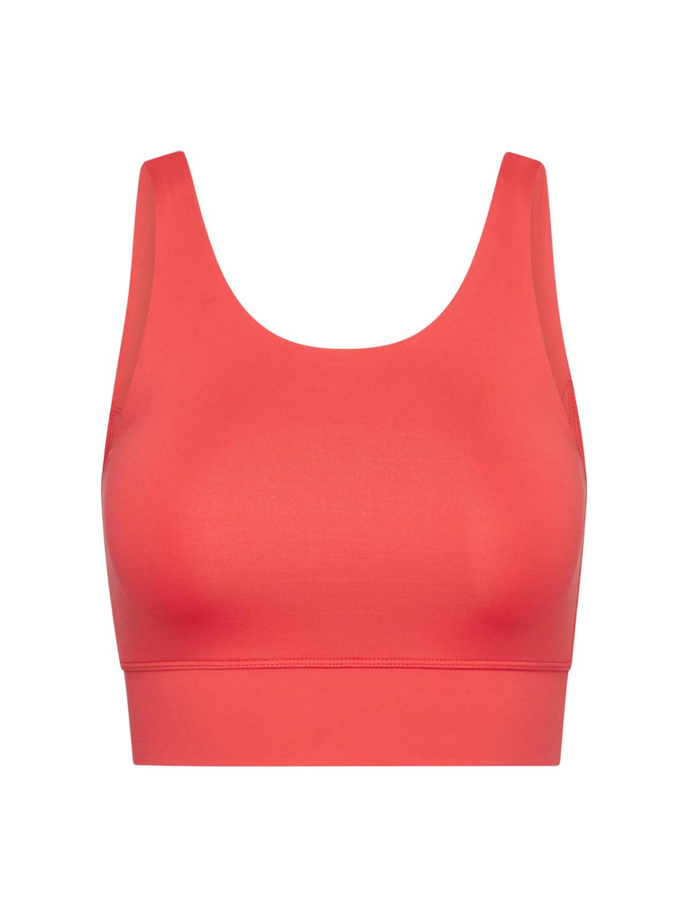 Bustino Reggiseno sportivo 'Bustier' di Hey Honey in rosso: frontale
