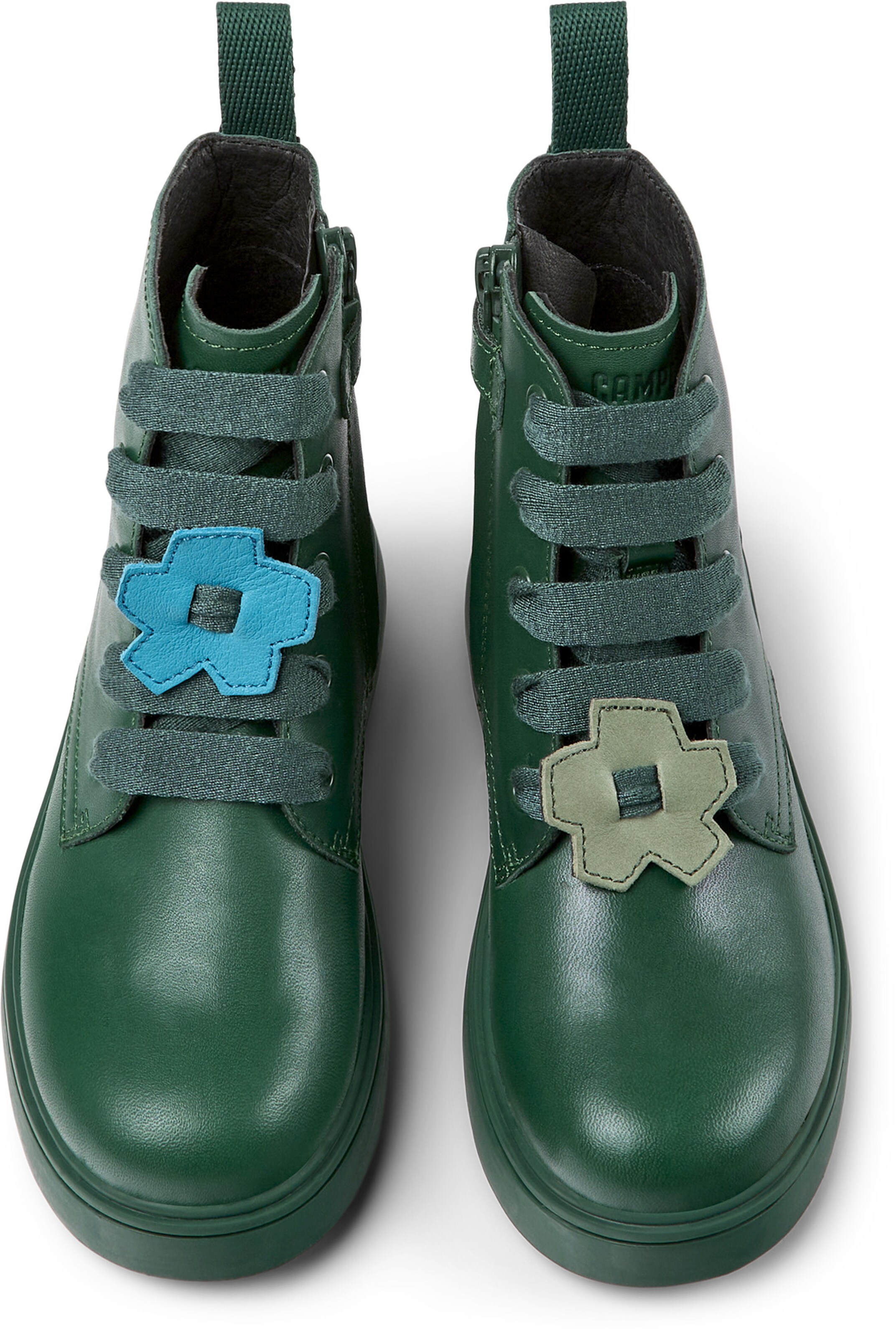 CAMPER Stiefel 'Norte Twins' in Grün