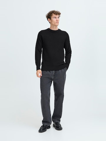 Pull-over ' CFKRISTIAN raglan rib crew neck knit ' Casual Friday en noir