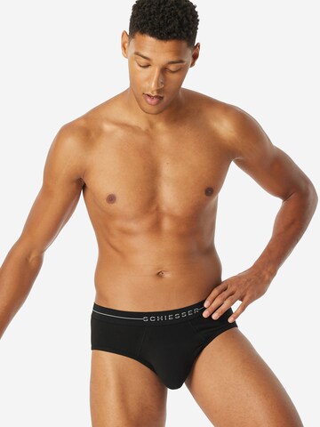 SCHIESSER Slip in Schwarz
