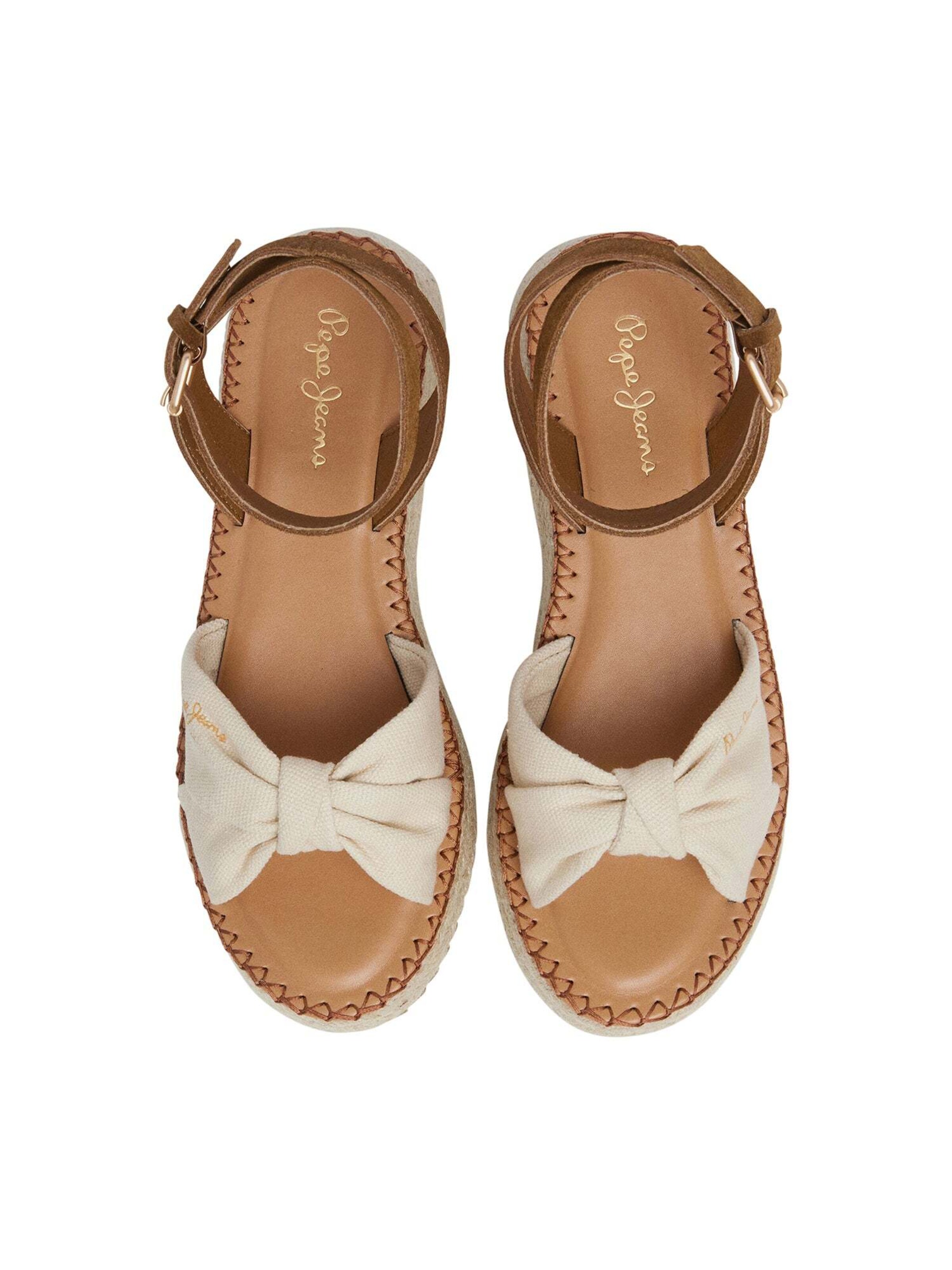 Sandalo con cinturino 'Kate Bass' di Pepe Jeans in beige