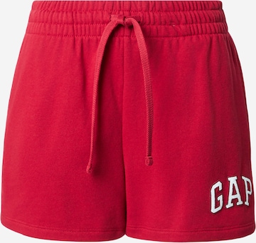Pantaloni 'HERITAGE' de la GAP pe roșu: față