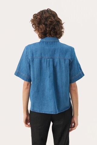 Part Two Bluse 'NiclaPW' i blå
