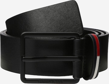 Tommy Jeans Belt in Black: front