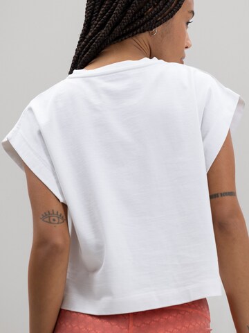 Hey Honey - Camiseta talla grande 'Paradiso' en blanco