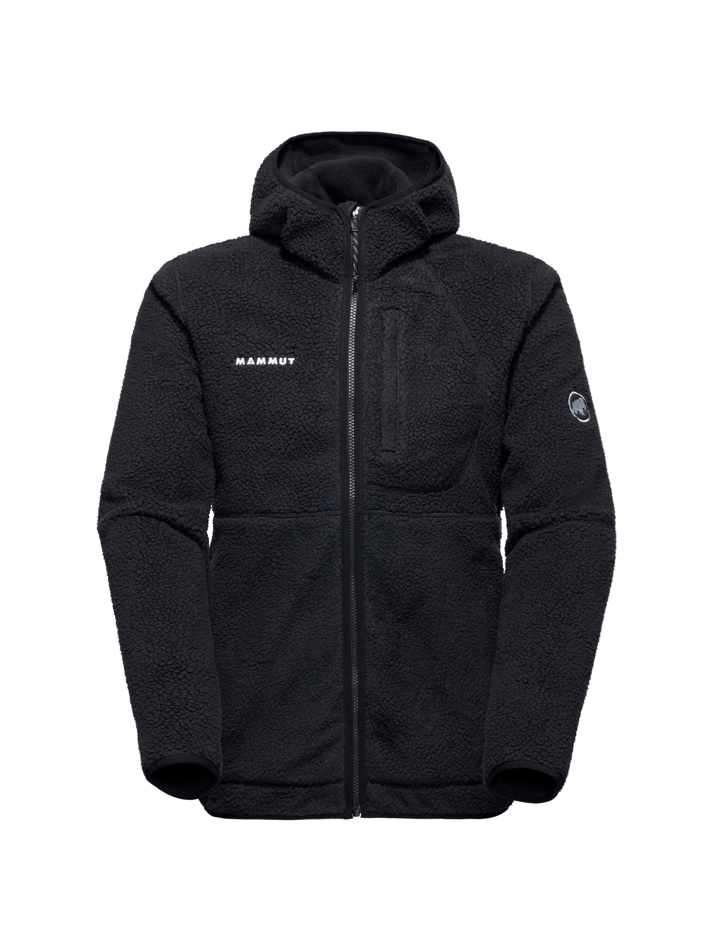 MAMMUT Funktionsfleecejacke 'Falera Pro' in Schwarz: Vorderseite