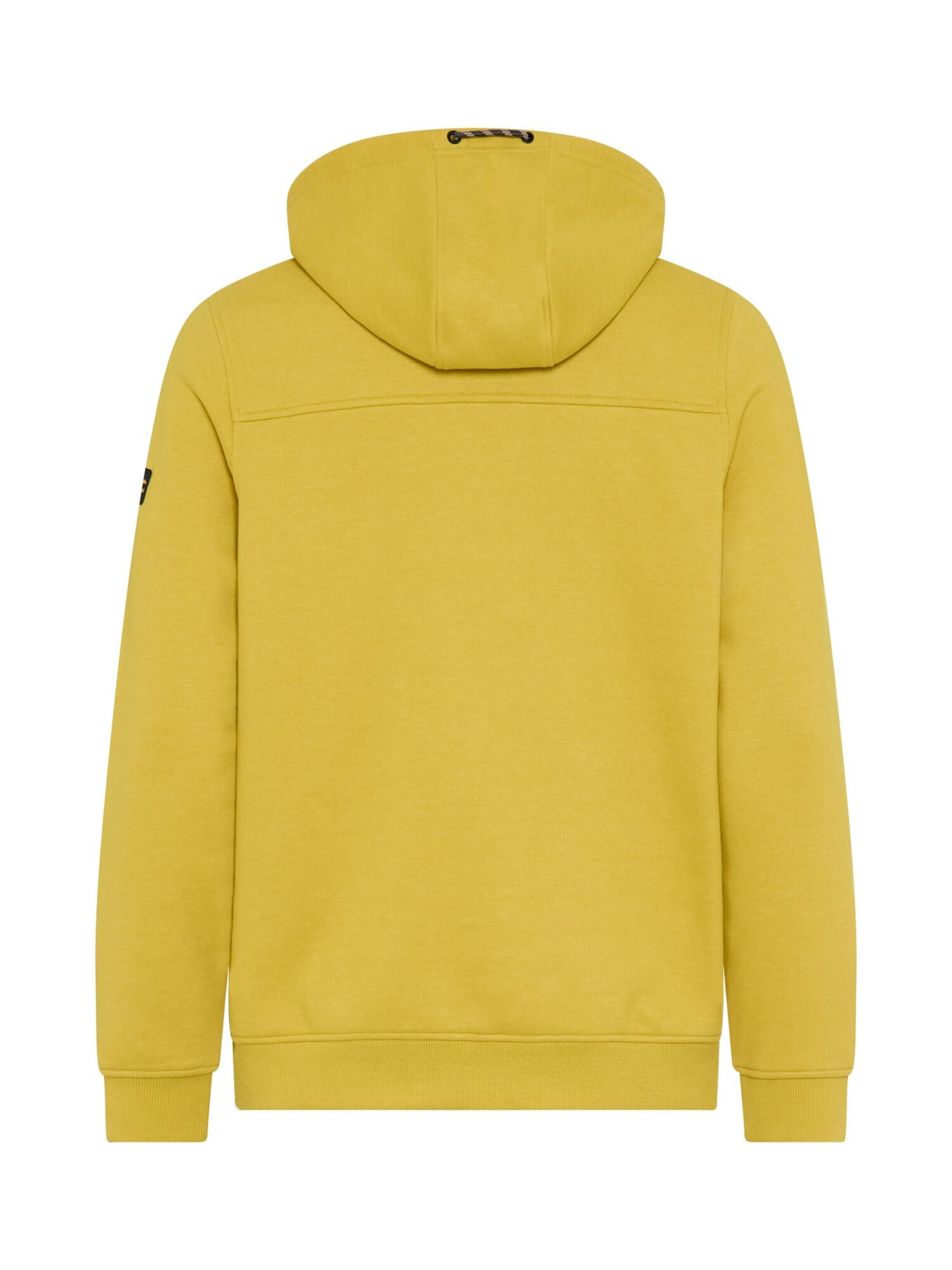 CAMEL ACTIVE Zip-Up Hoodie in Yellow