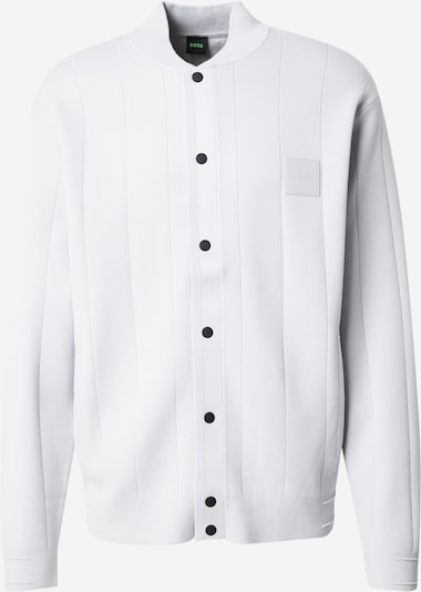 Kardiganas 'Drop Needle' iš BOSS, spalva – šviesiai pilka, Prekių apžvalga