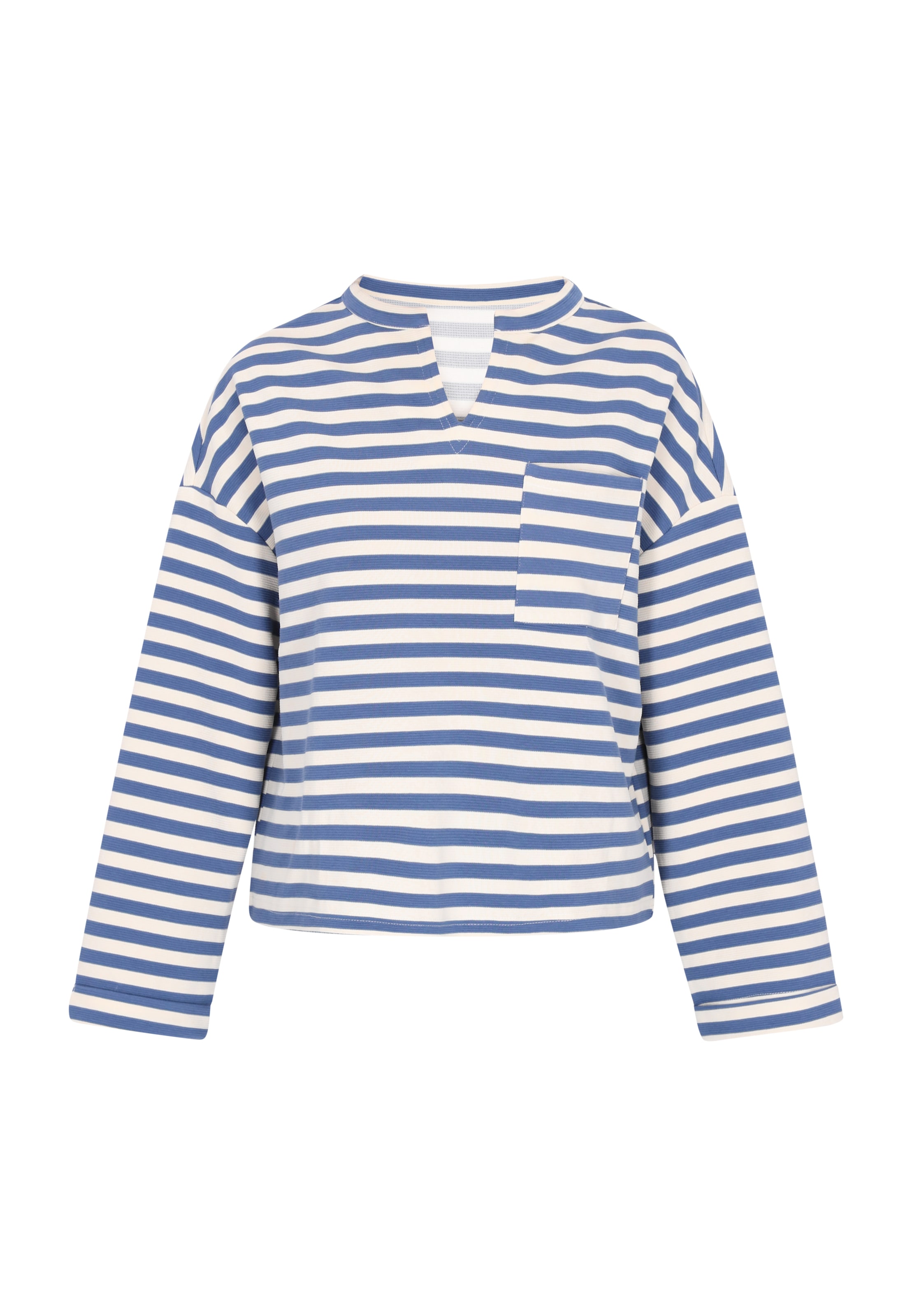 usha BLUE LABEL Shirt 'Fashion Look' in Blauw: voorkant