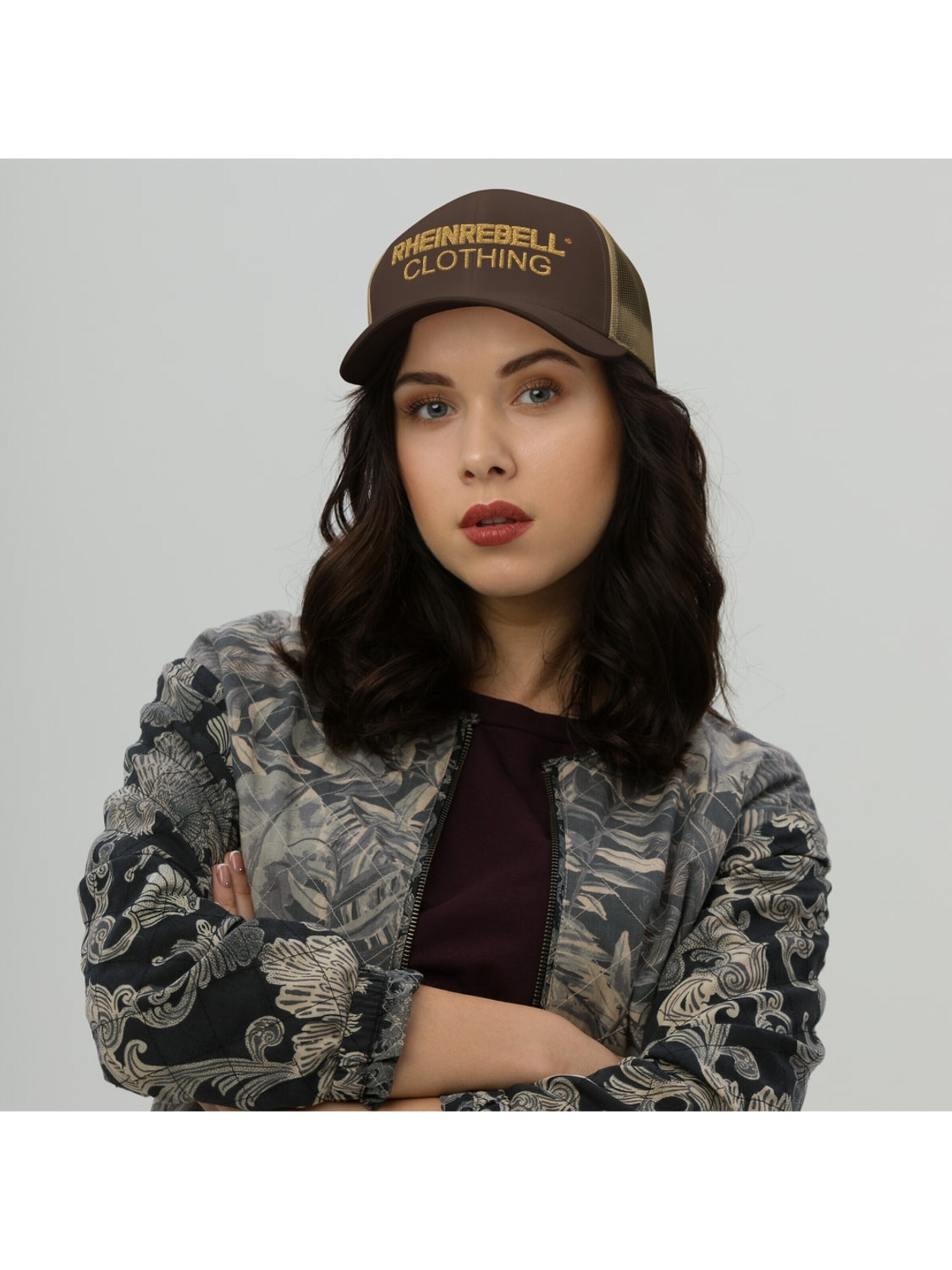 Rheinrebell Cap 'Trucker Cap' in Black