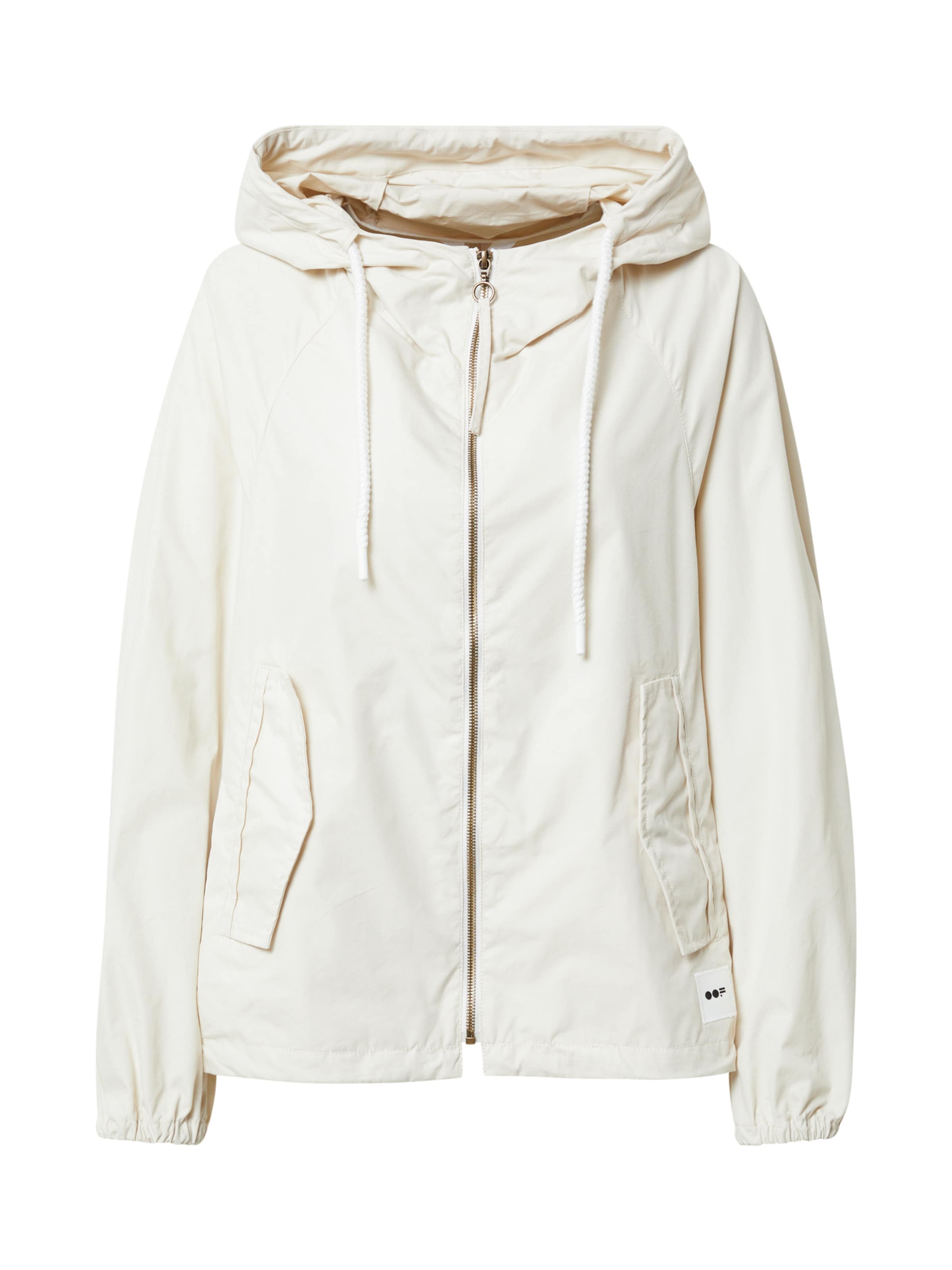 OOF WEAR Φθινοπωρινό και ανοιξιάτικο μπουφάν σε λευκό: μπροστά