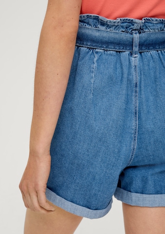 QS Loosefit Jeans i blå