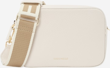 Coccinelle - Bolso de hombro 'Tebe' en blanco: frente