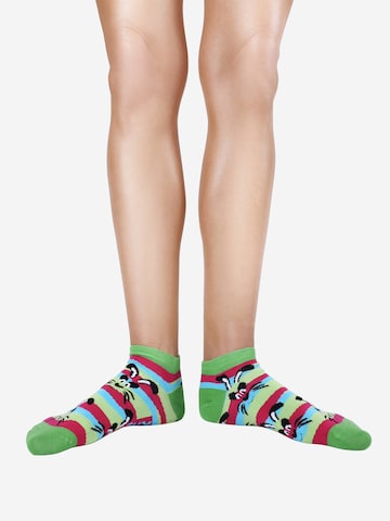 Chaussettes UNABUX en vert : devant