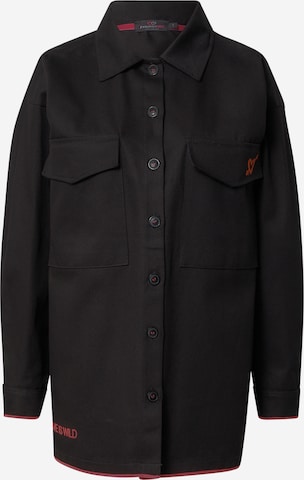 Zwillingsherz Between-Season Jacket 'Kaja' in Black: front