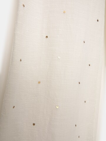 Pull&Bear Wide leg Byxa i beige