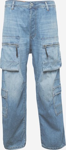 Loosefit Jeans cargo G-Star RAW en bleu : devant