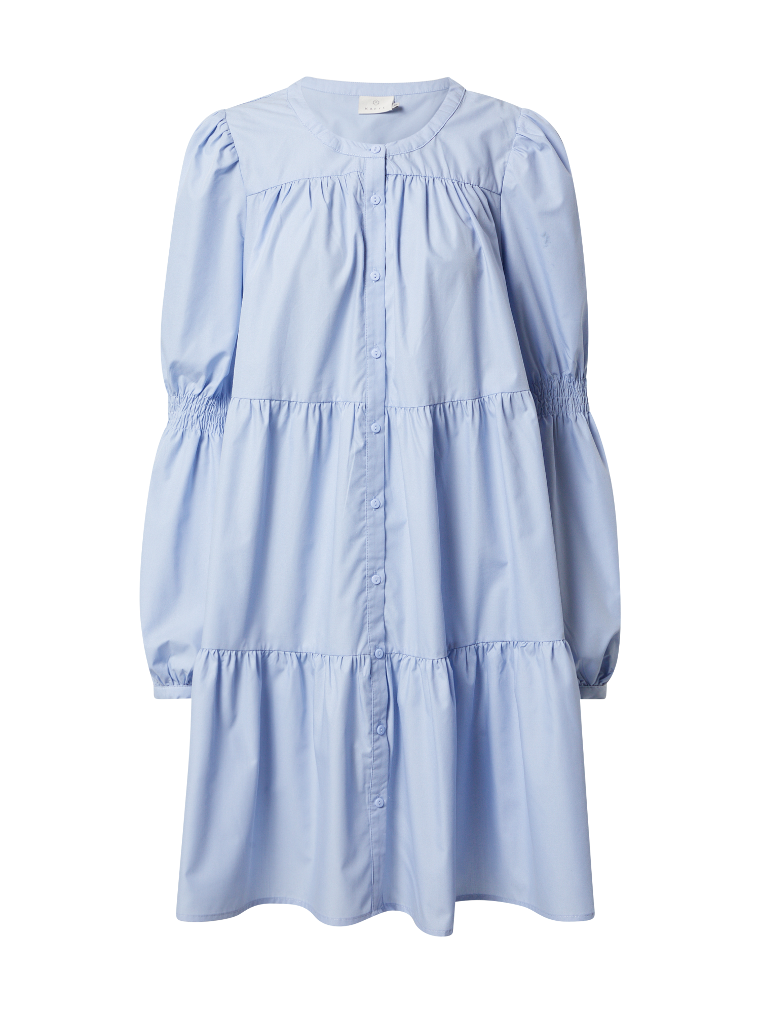 Taglie comode Abbigliamento Kaffe Abito Agata in Blu Chiaro Taglie comode Abbigliamento Kaffe Abito Agata in Blu Chiaro