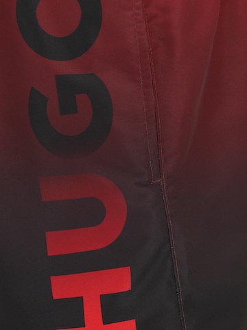 HUGO Badeshorts 'RAY' i rød