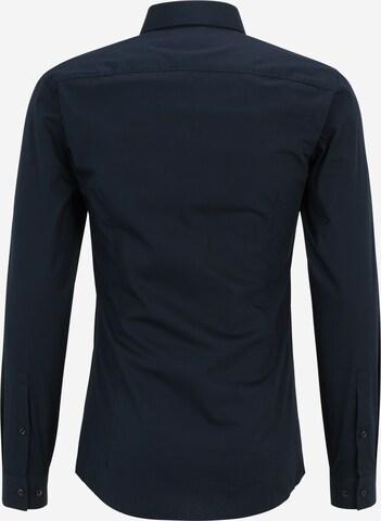 HUGO Slim fit Overhemd 'Erriko' in Blauw