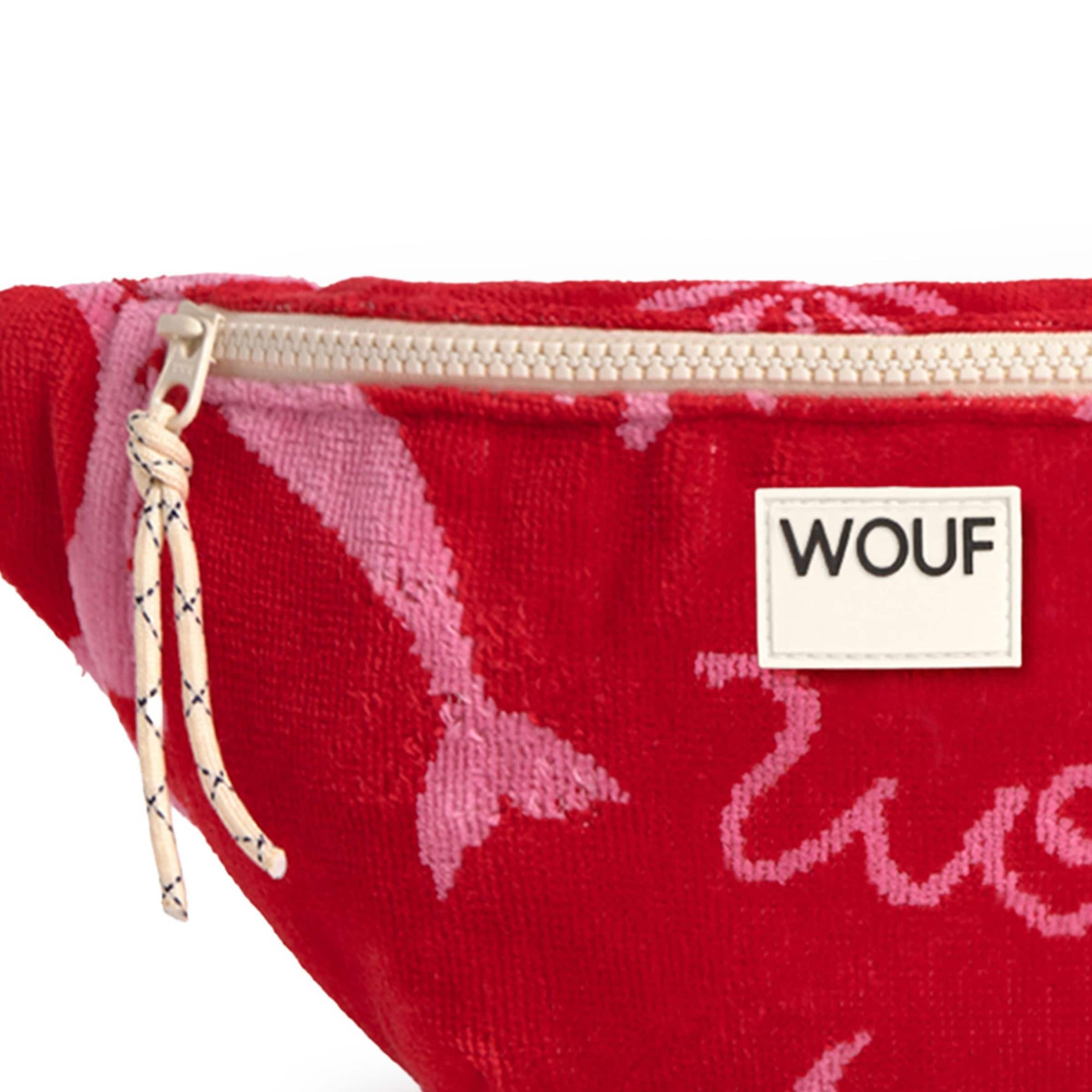 Wouf Belt bag 'Terry' in Red