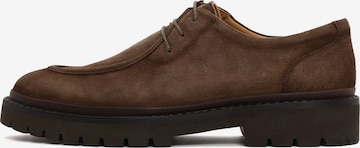 Scarpa stringata di Derimod in beige: frontale