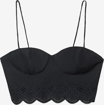 MANGOTop 'LUISA' - crna boja: prednji dio