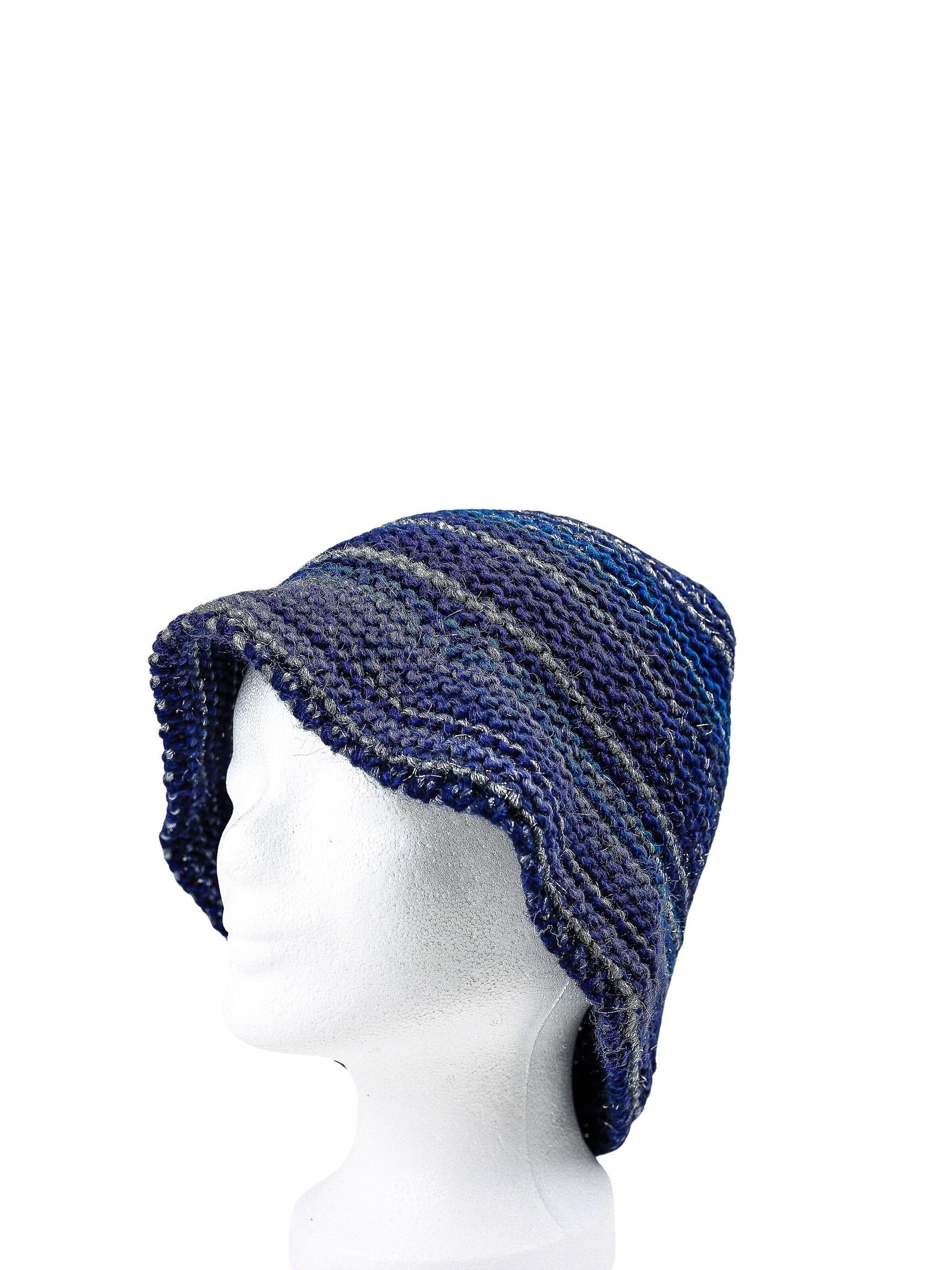 COLLEZIONE ALESSANDRO Hat 'Lina' in Blue: front