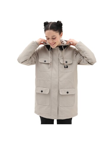 VANS Between-Seasons Coat in Beige: front