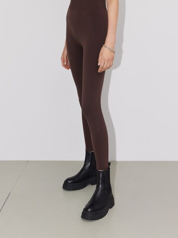 LeGer by Lena Gercke - Skinny Leggings 'Alexa' em castanho