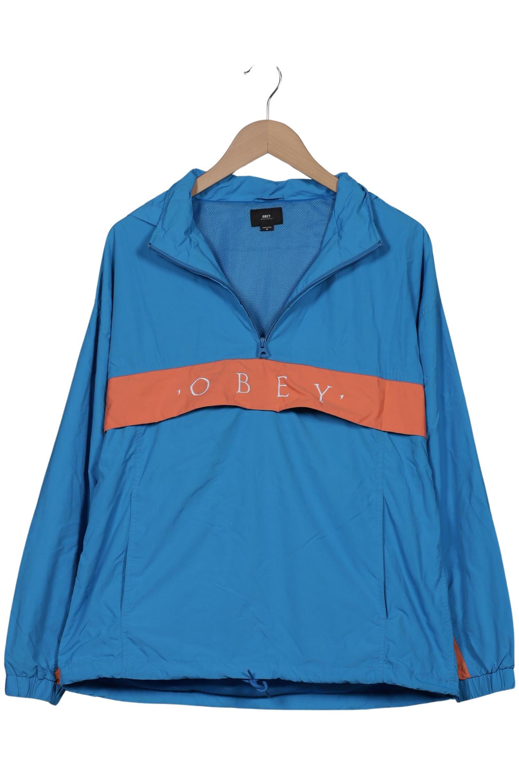 Obey Jacket & Coat in M in Blue: front