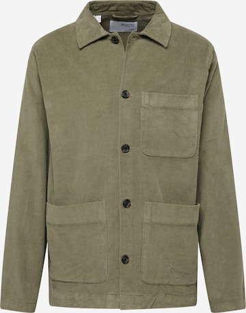 SELECTED HOMME Comfort fit Between-Season Jacket 'TONY' in Green: front
