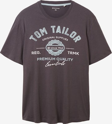 TOM TAILOR Men + Shirt in Grey: front