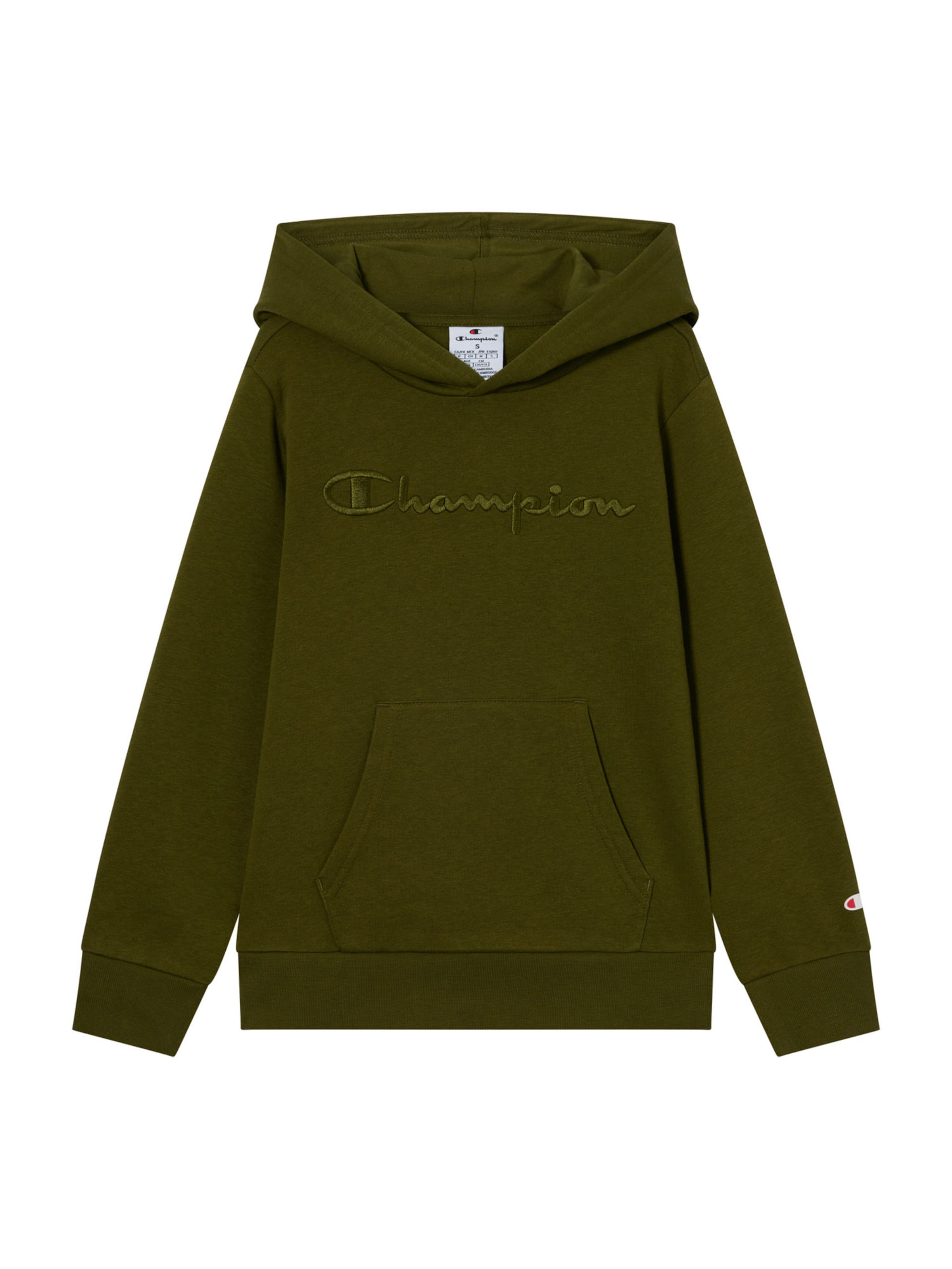 Bluză de molton de la Champion Authentic Athletic Apparel pe verde: față