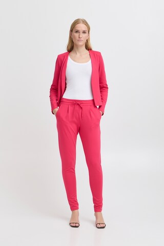 Tapered Pantaloni con pieghe 'IHKate' di ICHI in rosa