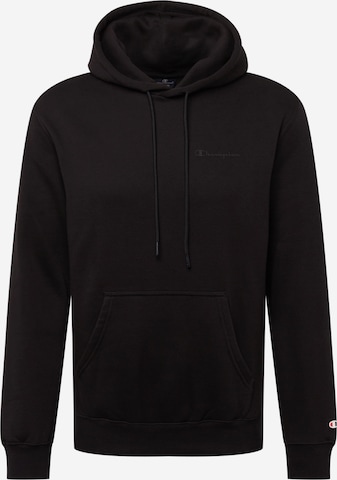 Champion Authentic Athletic Apparel Sweatshirt in Black: front