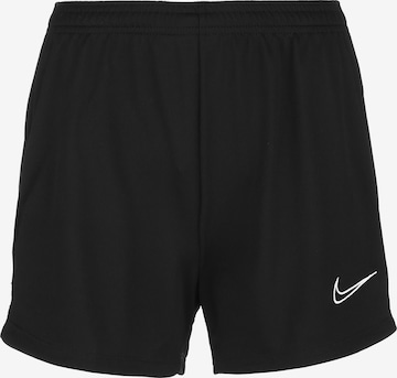 NIKE Regular Workout Pants 'Academy 21' in Black: front