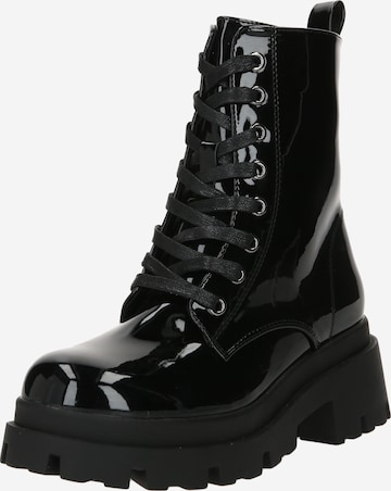 ABOUT YOU Lace-Up Ankle Boots 'Irem' in Black: front