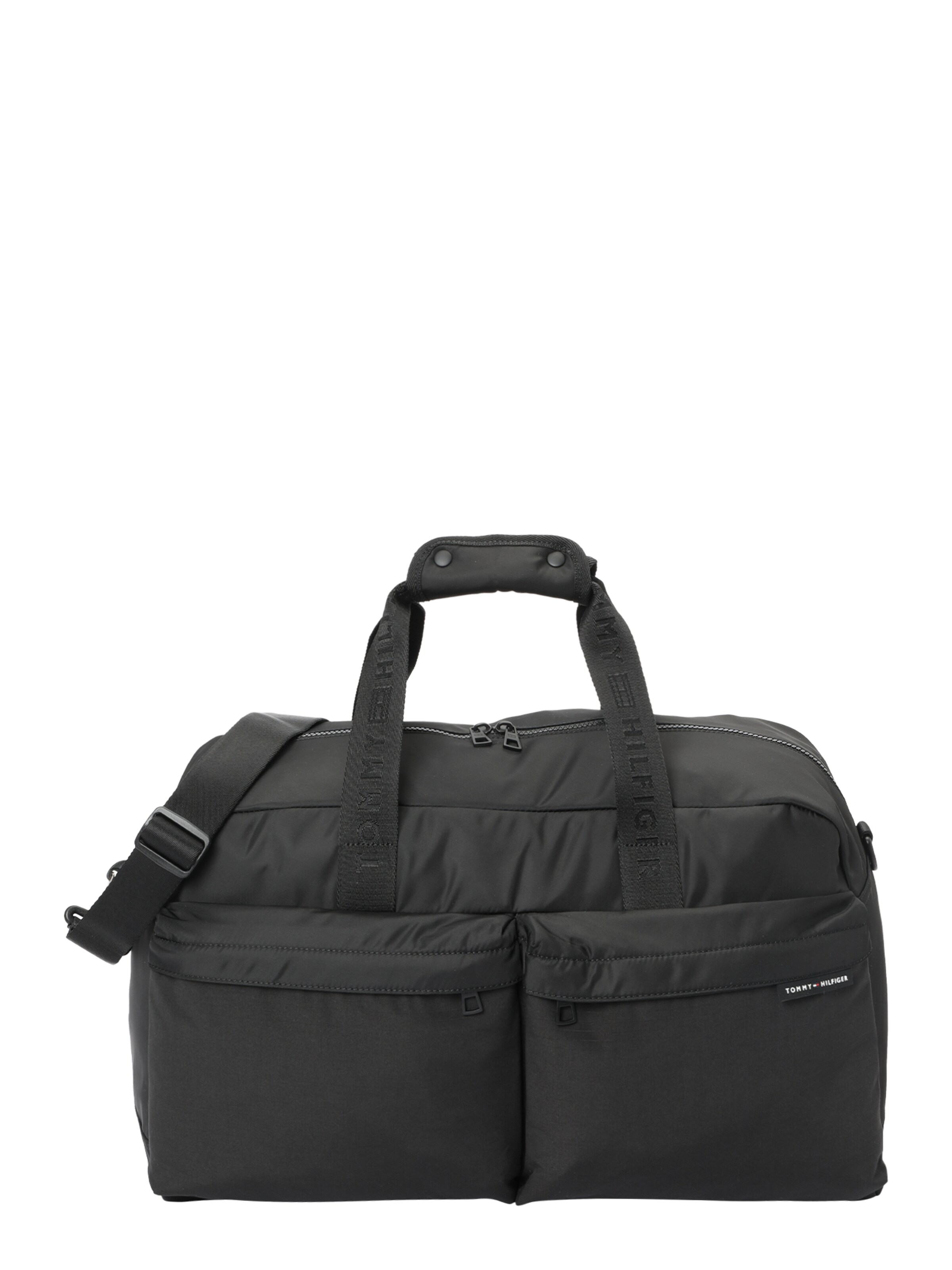 TOMMY HILFIGER Weekender in Schwarz: Vorderseite
