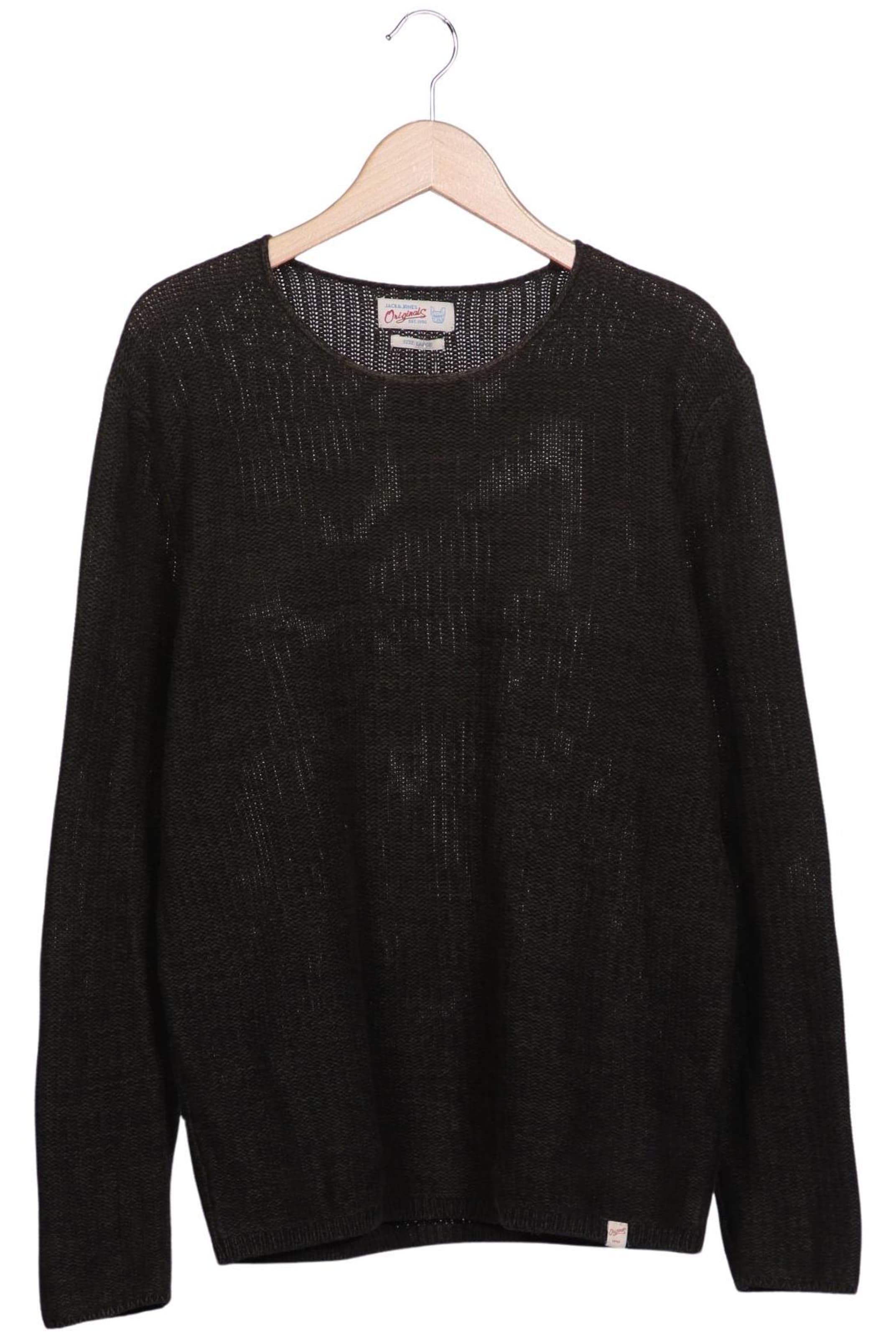 JACK & JONES Pullover L in Schwarz: Vorderseite
