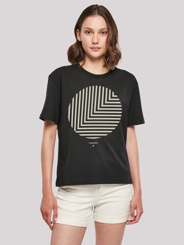F4NT4STIC T-Shirt 'Geometrics' in Schwarz: predná strana